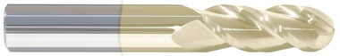 1/4-3FL-SE-45° HPNF-REG BALL ZrN | Carbide Plus